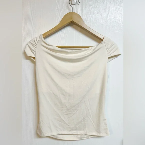 Reformation Cello Knit Top Cream Size M - Picture 7 of 11